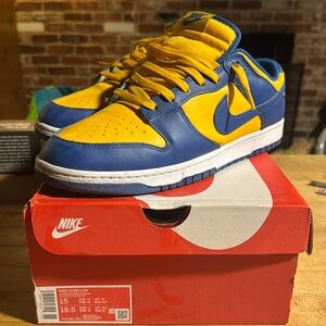 UCLA Nike Dunk Low Size 15
